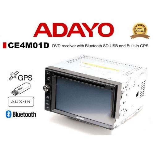 Adayo CE4M01D DVD receiver with Bluetooth and GPS (Support i-Go & Sygic Map)