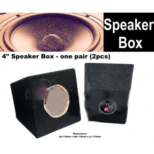 4" SPEAKER BOX (1 pair)