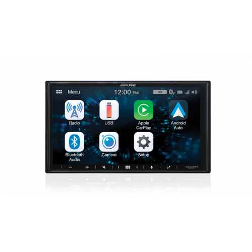 Alpine iLX-W650E 7" Mech-Less Receiver with Apple CarPlay® and Android Auto™